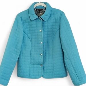 Briggs New York.  Light Blue Quilted Women’s Jacket Sz 10